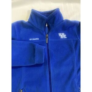 University Of Kentucky Wildcats Fleece Jacket Youth L Columbia Youth Blue White